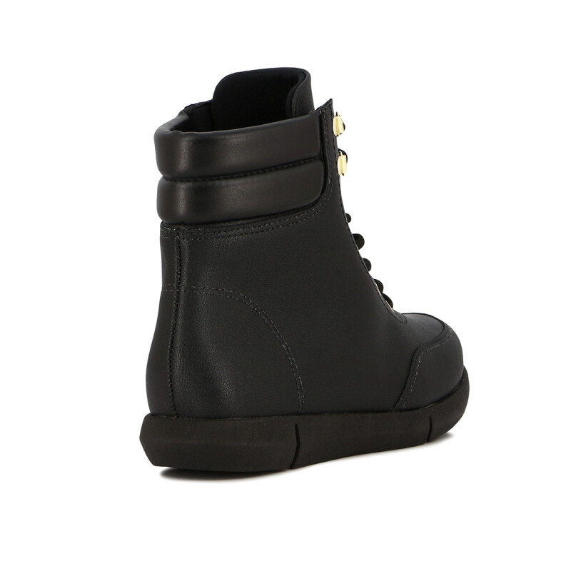Modare Bota Casual Acordonada Negro