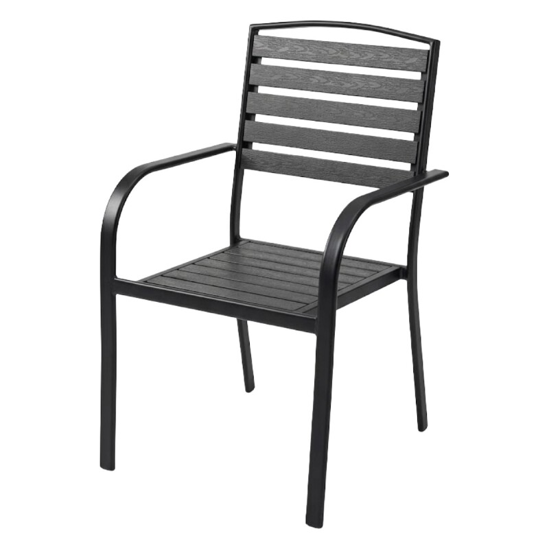 JGO MESA CUAD DE JARDIN NEGRO 5PZAS Unica