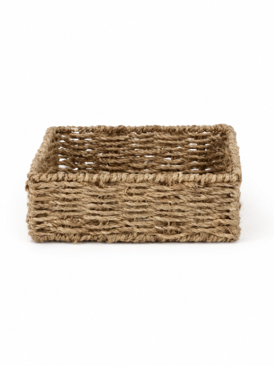 SERVILLETERO TEJIDO NATURAL - BEIGE 