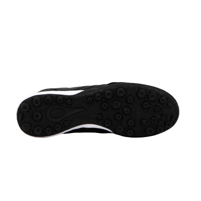 Championes Lotto Futbol Cuero Black White