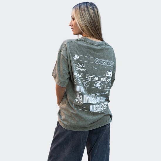 Remera Relajo Call Me Verde