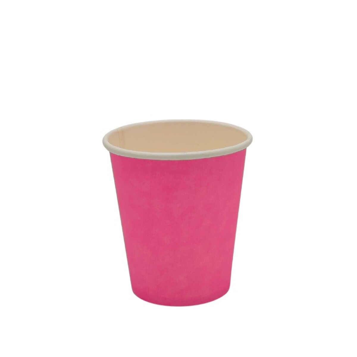 Vaso Liso Descartable de Carton x10Und - Rosado 