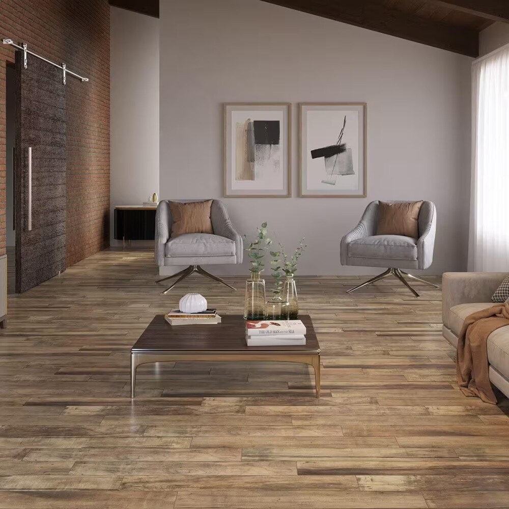 Cerámica Vetus 19x120 cm Mate y rectificado Cerámica Vetus 19x120 Cm Mate Y Rectificado