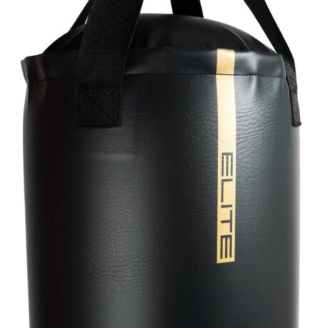 Bolsa Boxeo Everlast Profesional + Cadena Negro-Dorado2