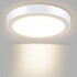 Panel Led 12W Plafon RedondoTecho Spot Luz Calida Gtia Variante Color Blanco