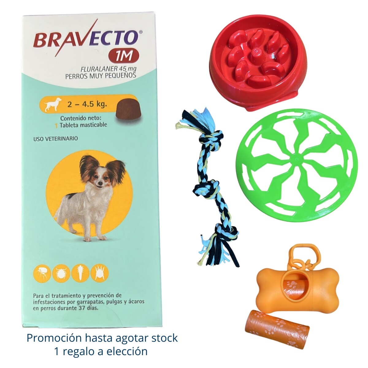 Bravecto Mensual 2kg A 4.5kg 