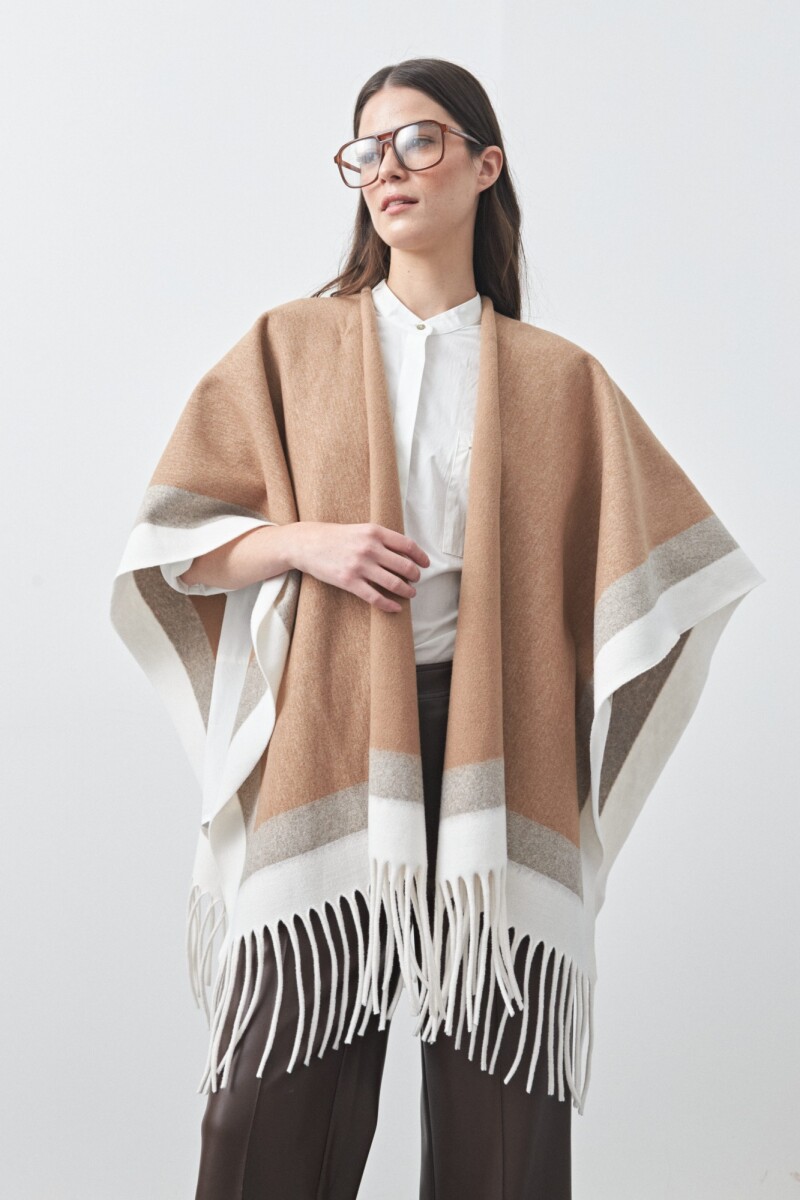 PONCHO OUZO - Beige 