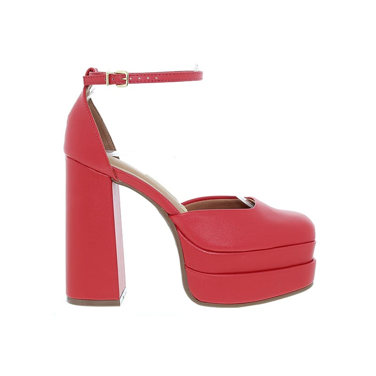 Sandalias Vizzano con Pulsera Plataforma y Taco Alto de Mujer - 1395.101-7286 - Rojo 