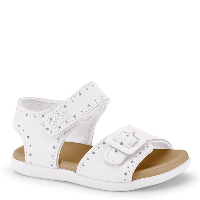 Sandalias de Niña Bibi Baby soft Blanco