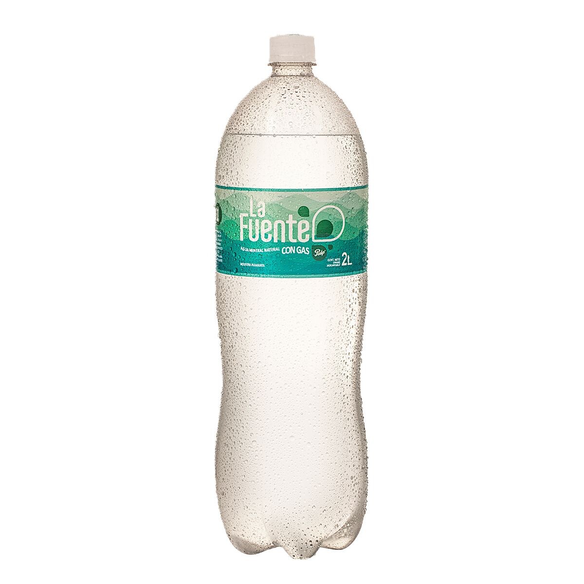 LA FUENTE AGUA C/GAS ENVASE X 2000 ML. 
