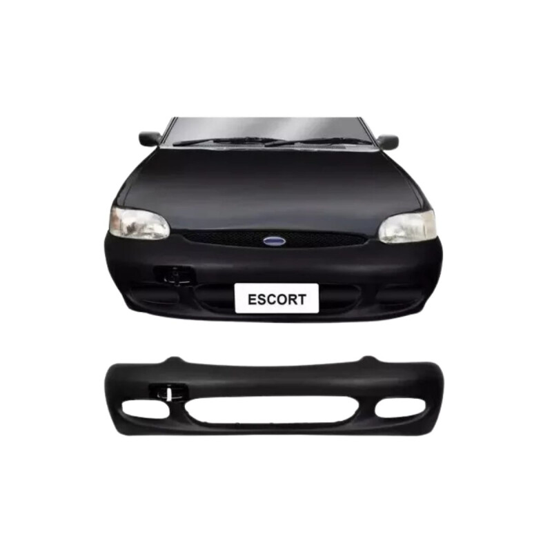 PARAGOLPE DELANTERO NEGRO TEXTURADO C/ALMA PLASTICO Paragolpe Delantero Negro Texturado C/alma Plastico
