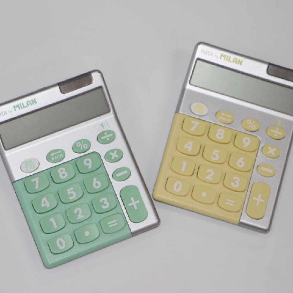 MAQUINA CALCULADORA MILAN NATA SILVER MAQUINA CALCULADORA MILAN NATA SILVER