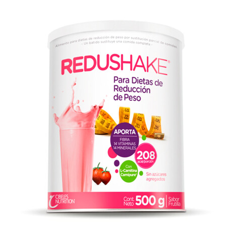 Suplemento Redushake Batido P/ Adelgazar Nutrición Frutilla