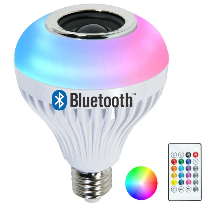 Lámpara Led Con Parlante Bluetooth Colores Rgb Lámpara Led Con Parlante Bluetooth Colores Rgb