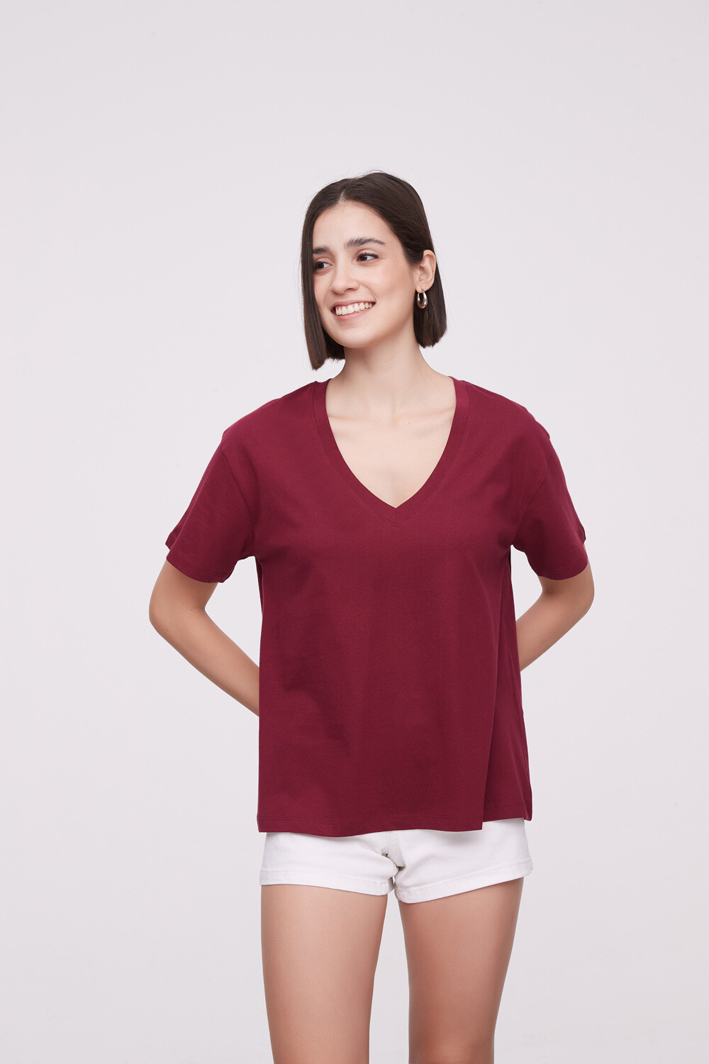 Remera Matteis Bordeaux Oscuro