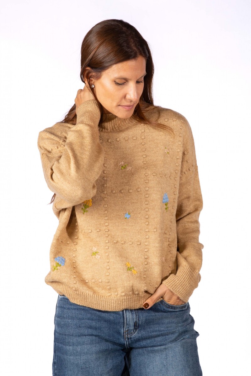 Sweater Flora Camel