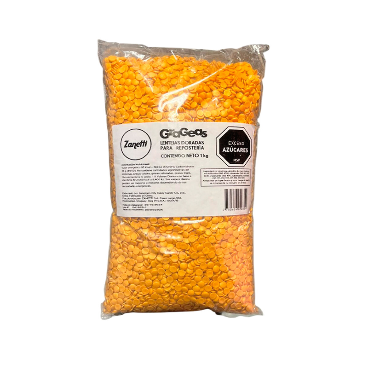 Lentejas Doradas 1Kg 