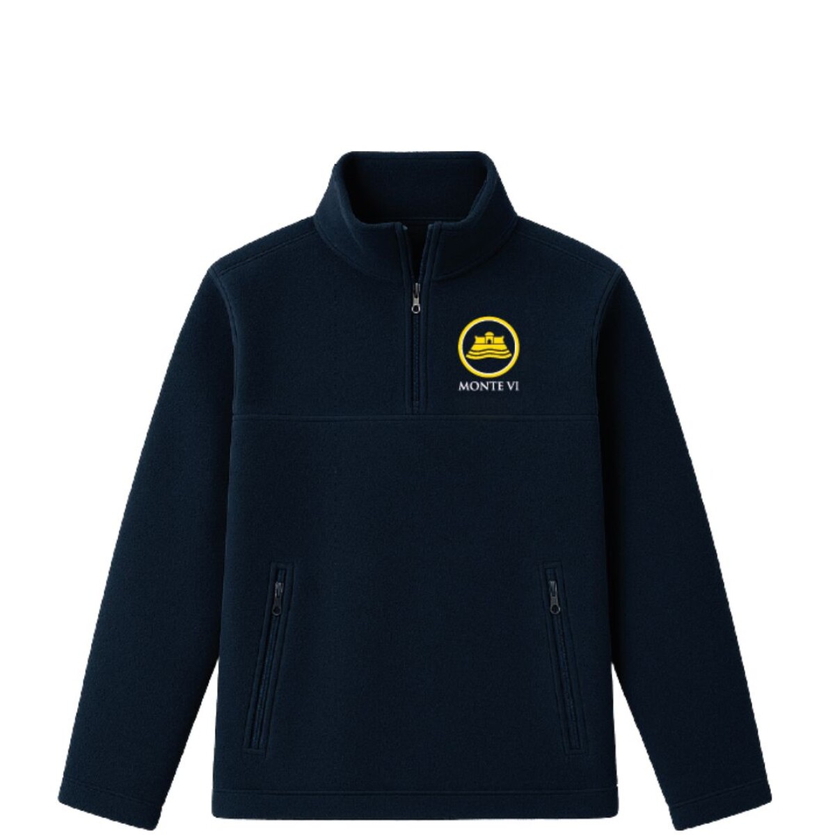 Buzo Polar medio cierre Nuevo Modelo Navy