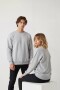 Buzo deportivo clásico escote redondo - UNISEX Gris melange claro