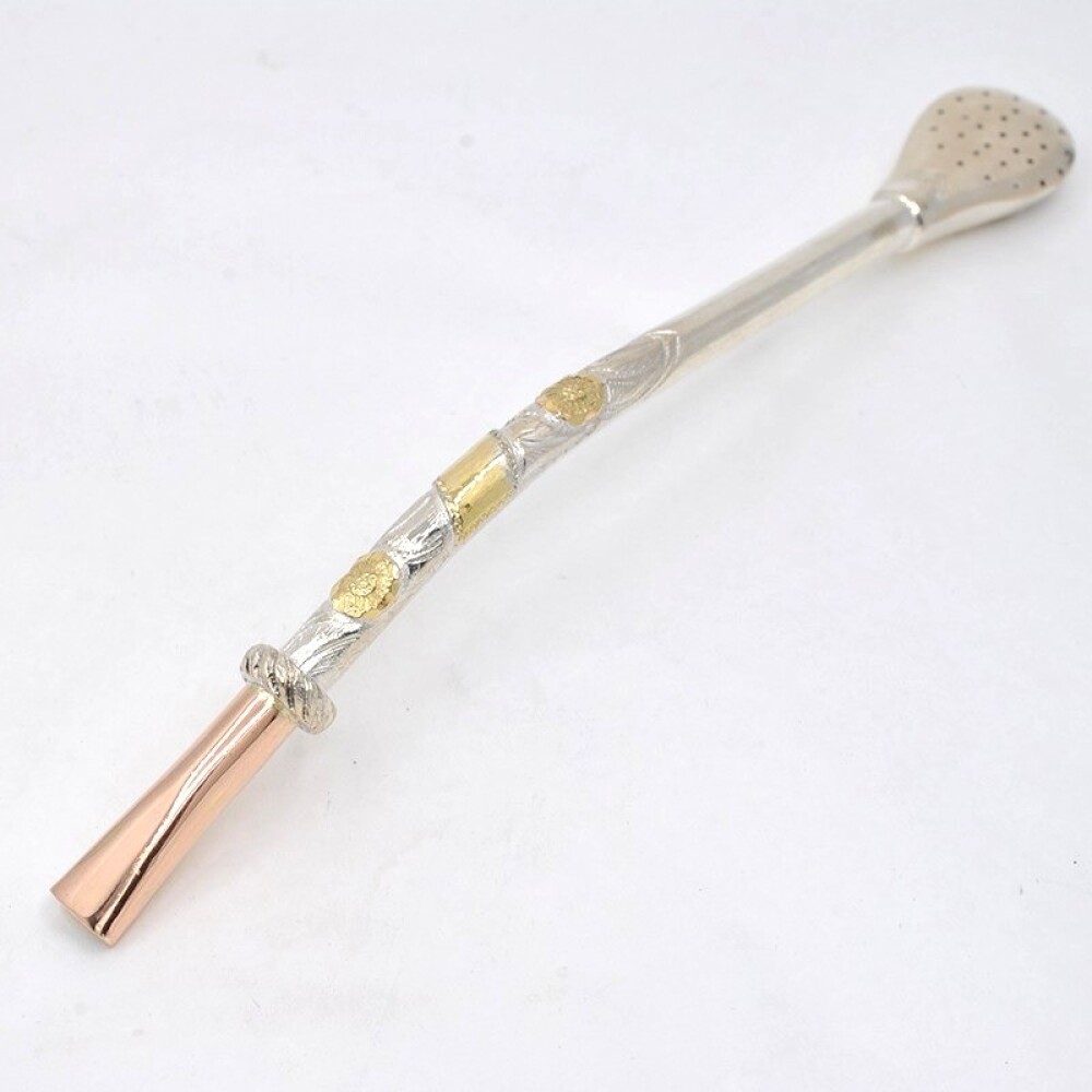 Bombilla Plata Y Oro Nº 48 Bombilla Plata Y Oro Nº 48