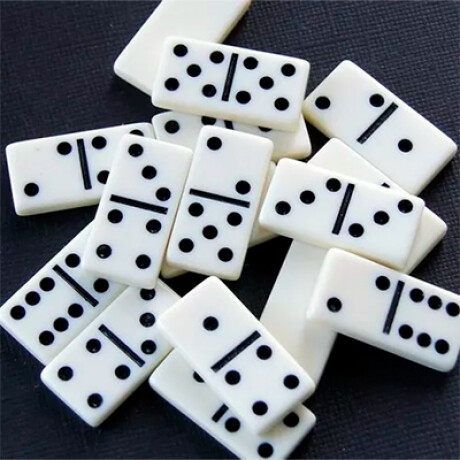 Juego de Mesa Domino Clásico con Estuche AZUL