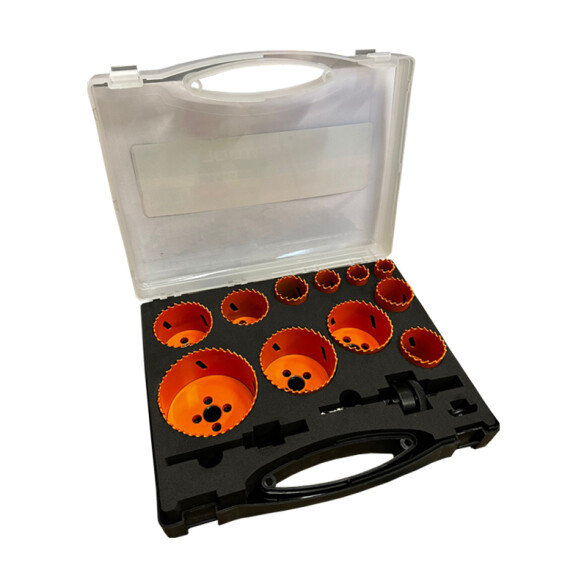 Juego de sierras mechas copa bimetálicas 14 piezas CT5904