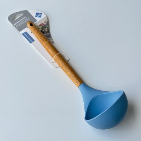 Cucharon Silicona Mango Bambu 29cm x 7cm Cucharon Silicona Mango Bambu 29cm x 7cm