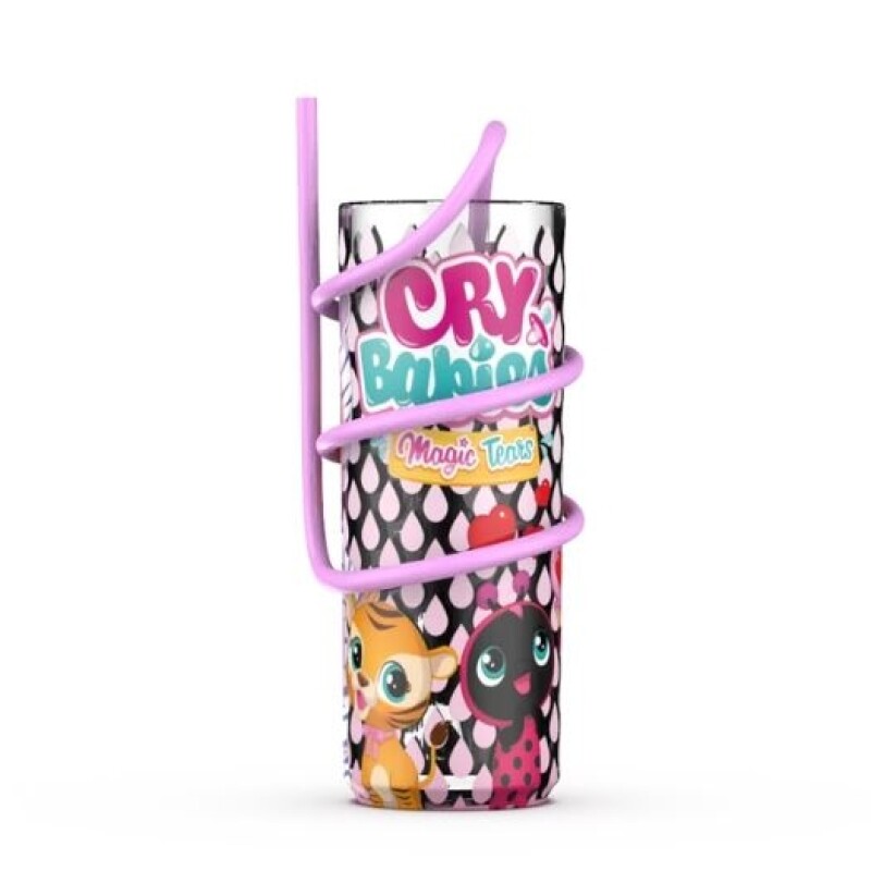 Vaso Con Sorbete Externo Cry Babies VASO CON SORBETE EXTERNO CRY BABIES