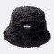Gorro Bucket Split Cuadros Negro