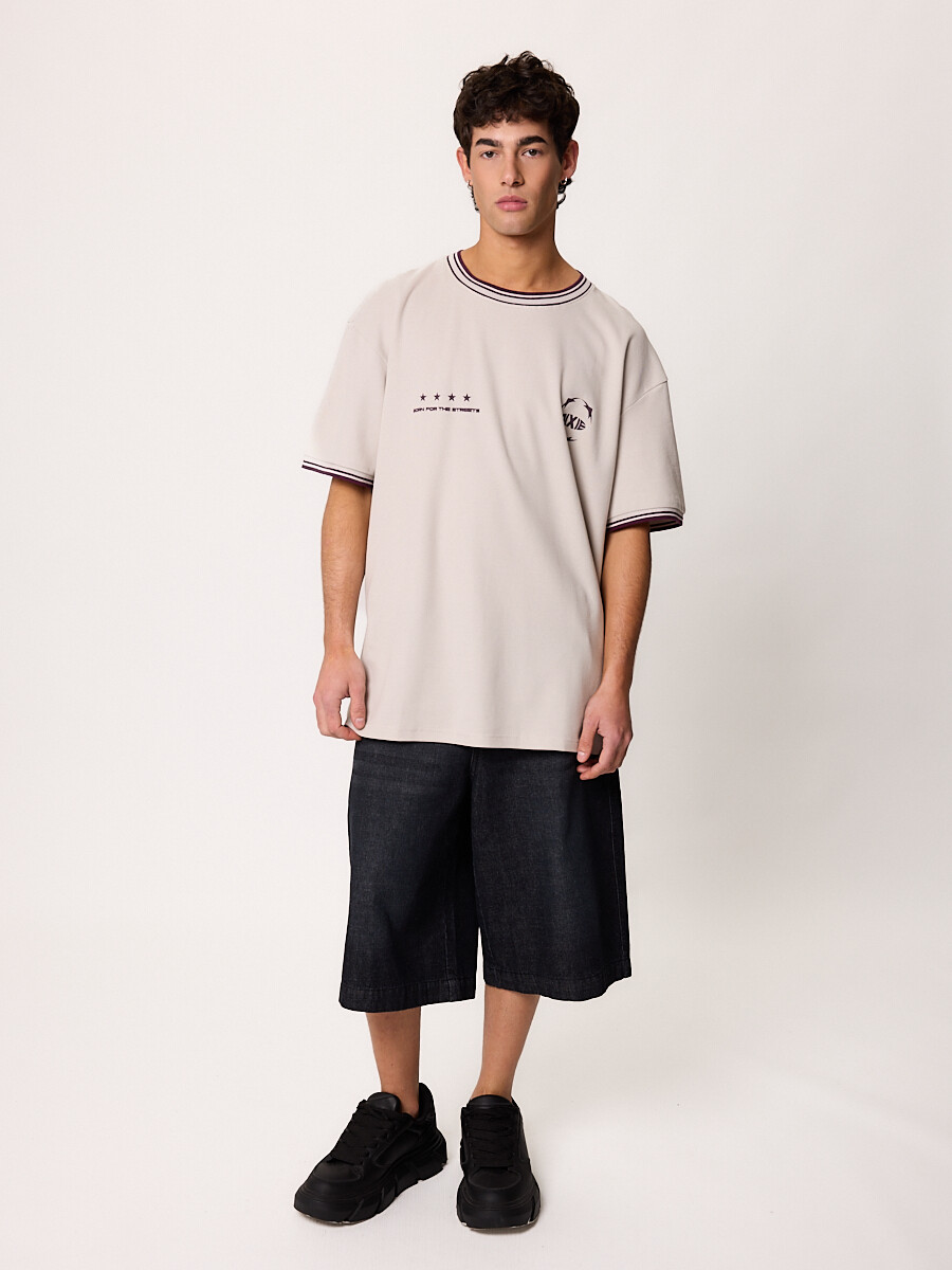 T-SHIRT M/C DELUS DIXIE Gris Claro