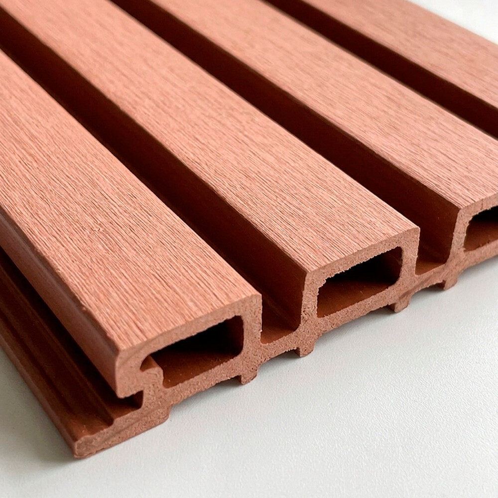 REVESTIMIENTO EXTERIOR WPC REDDISH BROWN HABITARE / 2900x219x26mm Revestimiento Exterior Wpc Reddish Brown Habitare / 2900x219x26mm