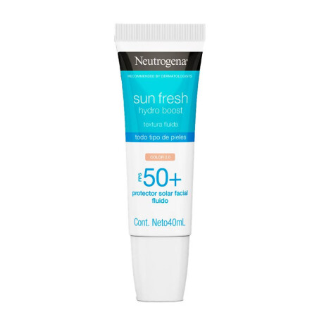 Protector solar Neutrogena Sun Fresh hydro boost FPS 50 Color 2.0 X6 40ml 40ml