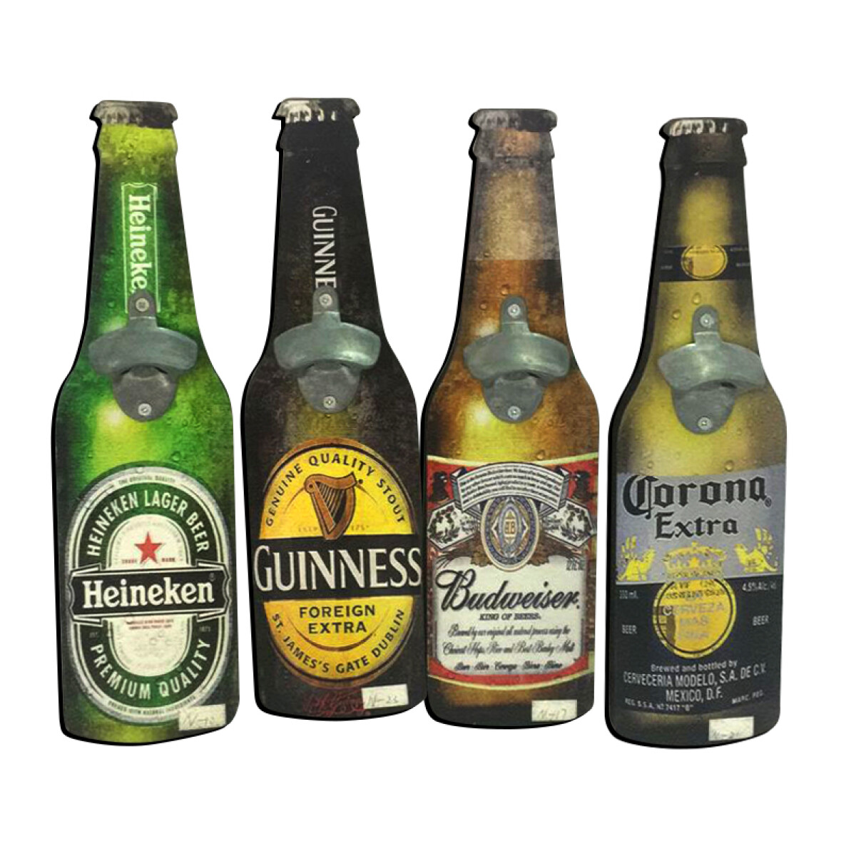 DESTAPADOR FORMA BOTELLA C/ALMACENADOR DISEÑOS SURTIDOS 
