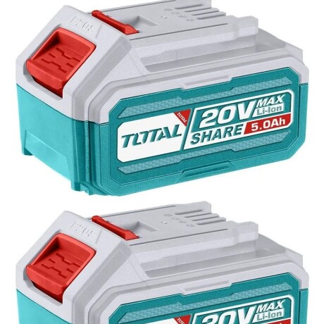 Set 2 Baterías Total 20V 5.0Ah Alta Capacidad Sistema P20S Set 2 Baterías Total 20V 5.0Ah Alta Capacidad Sistema P20S
