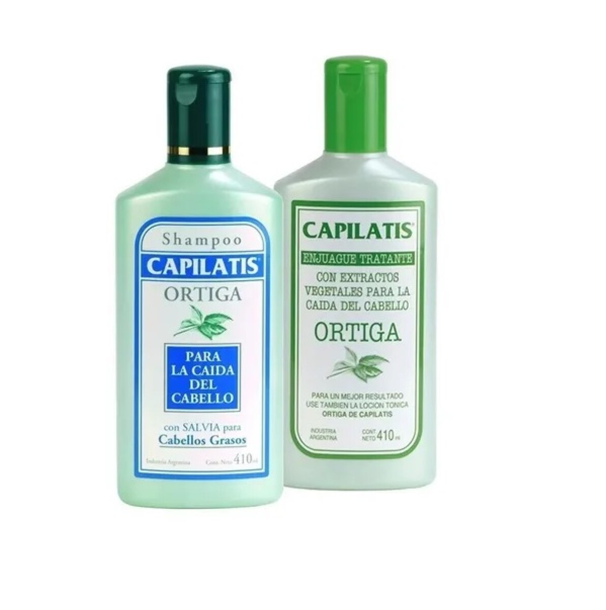 Shampoo Capilatis Ortiga Cabellos Grasos 410ml+aco. 410ml 