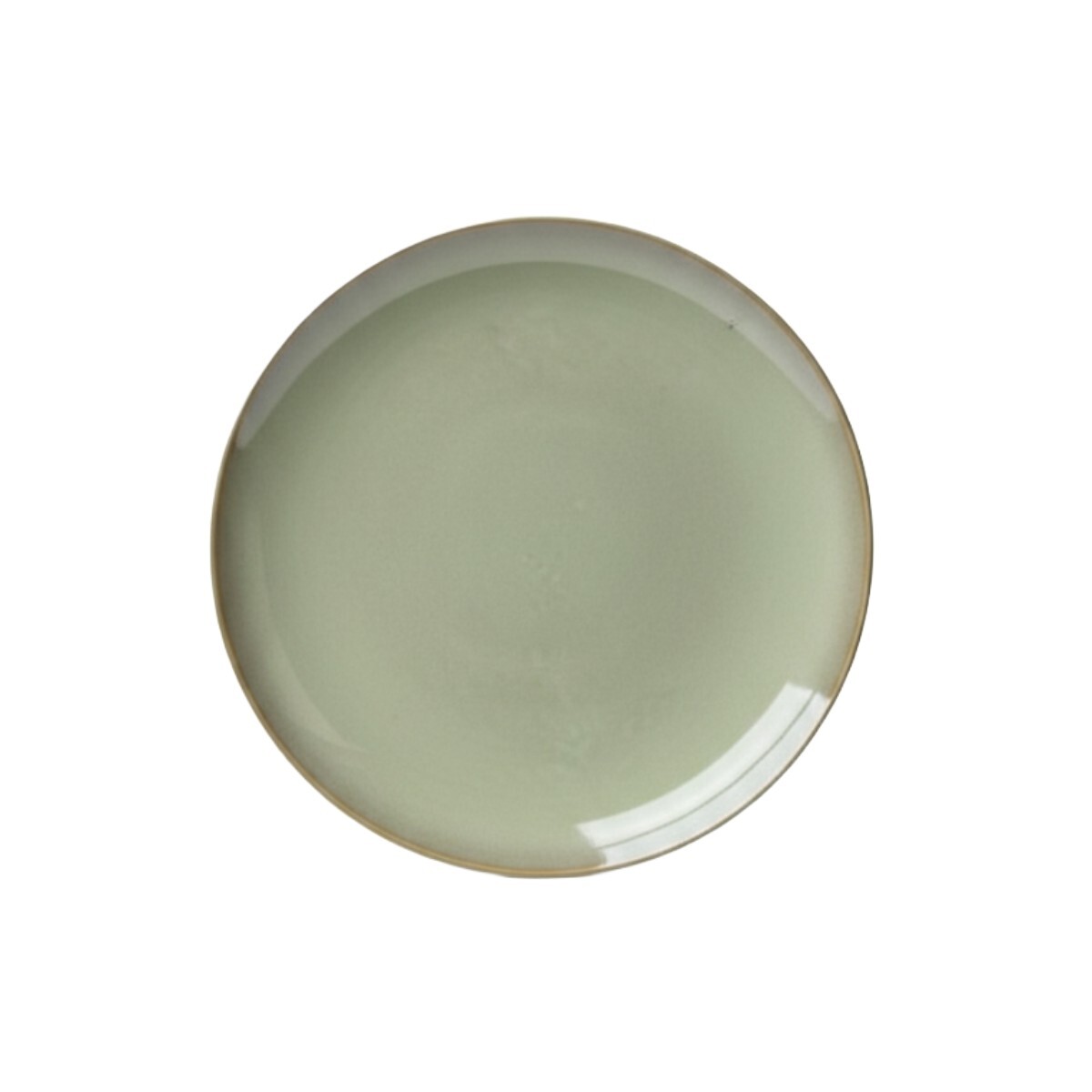 PLATO PLAYO CERAMICA VERDE 22CM 
