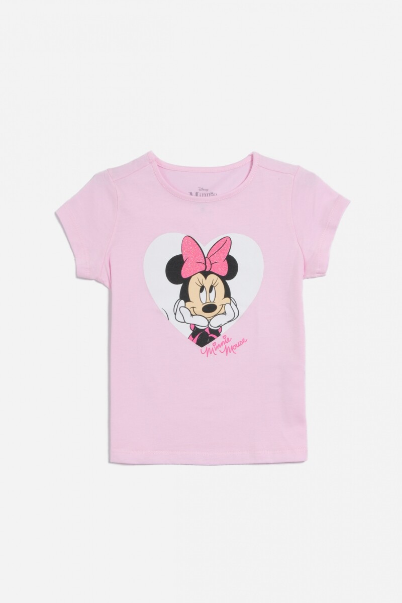 Remera Minnie niña ROSA