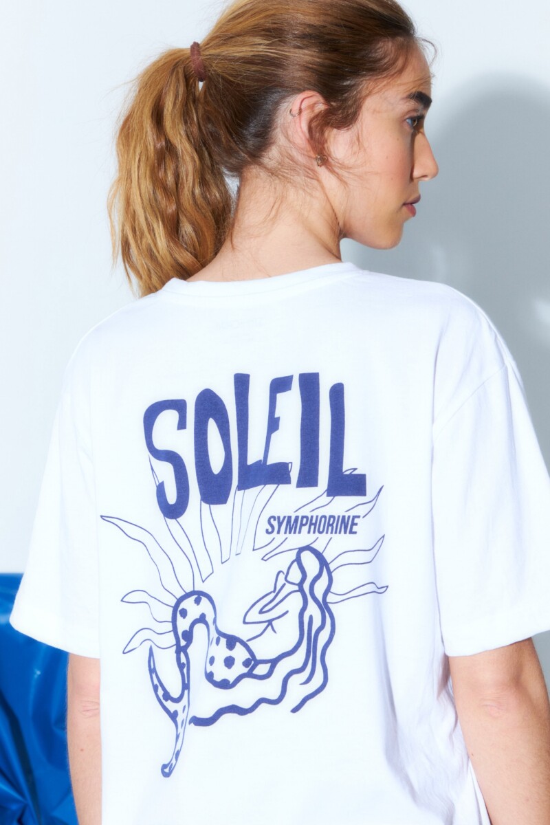 Remera soleil blanco