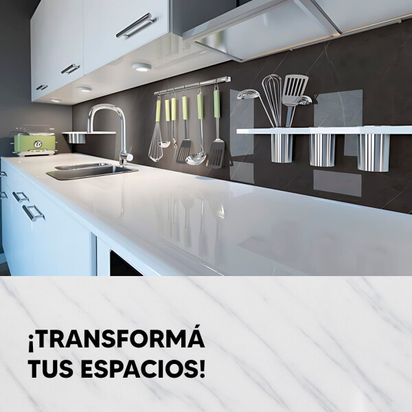 Revestimiento De Pared Placa Pvc Flexible 2.44 X 1.22mts GRIS