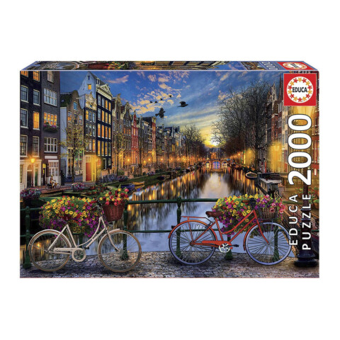 Puzzle Rompecabeza Bicicletas Amsterdam Educa 2000 Piezas Puzzle Rompecabeza Bicicletas Amsterdam Educa 2000 Piezas