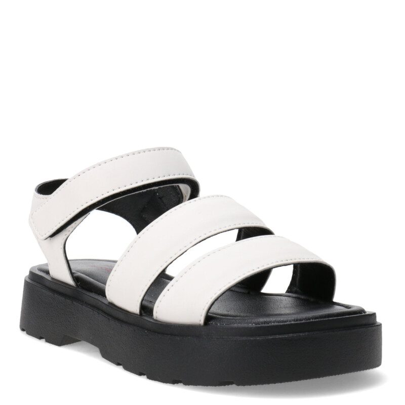 Sandalias de Niña MINI Miss Carol DRAGA con dos tiras Blanco