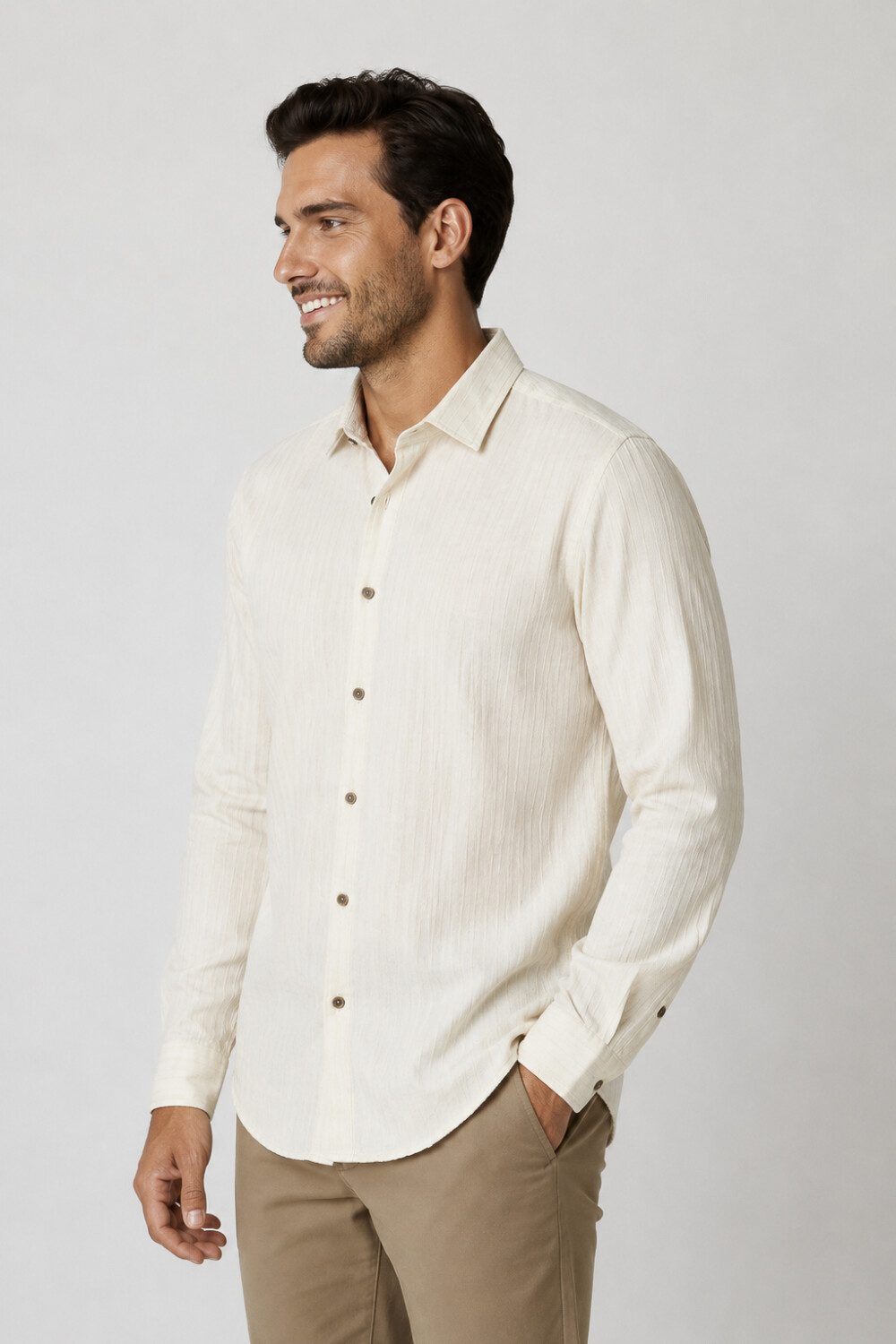 Camisa Nico Caqui