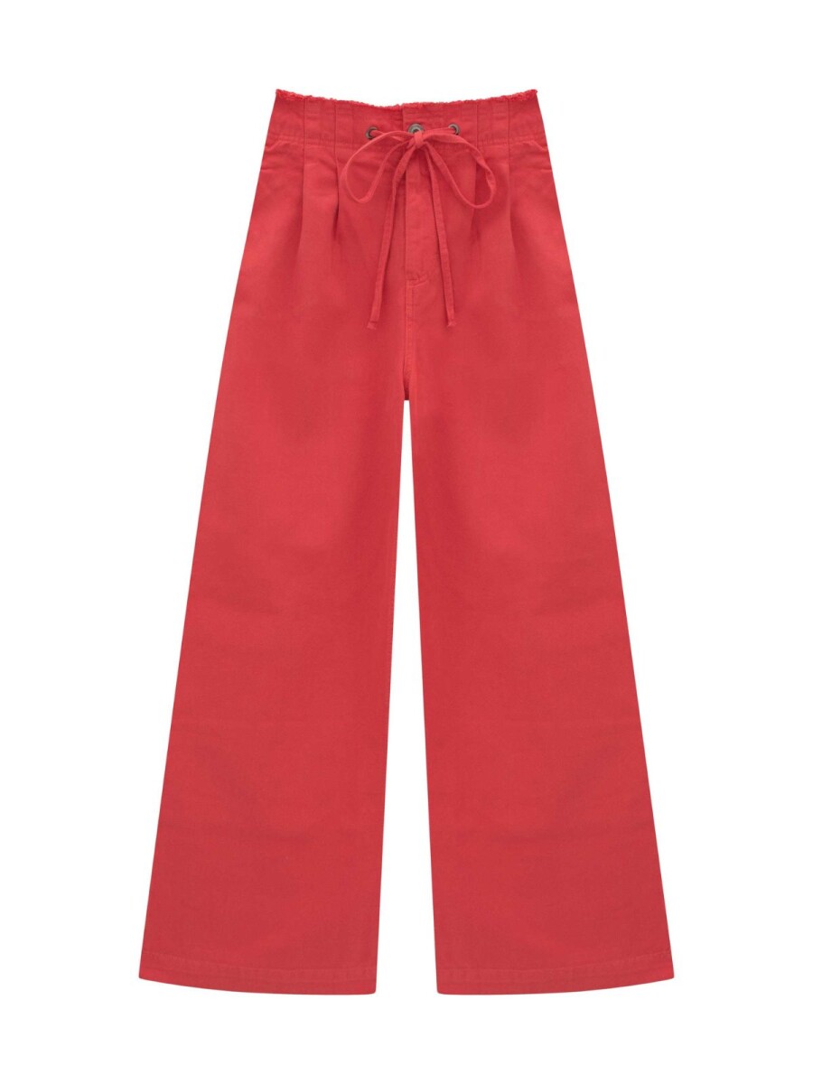 Pantalón Wide Leg - Naranja 