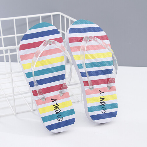 Chancletas Para Niños - Rayas Coloridas 29/30 Chancletas Para Niños - Rayas Coloridas 29/30