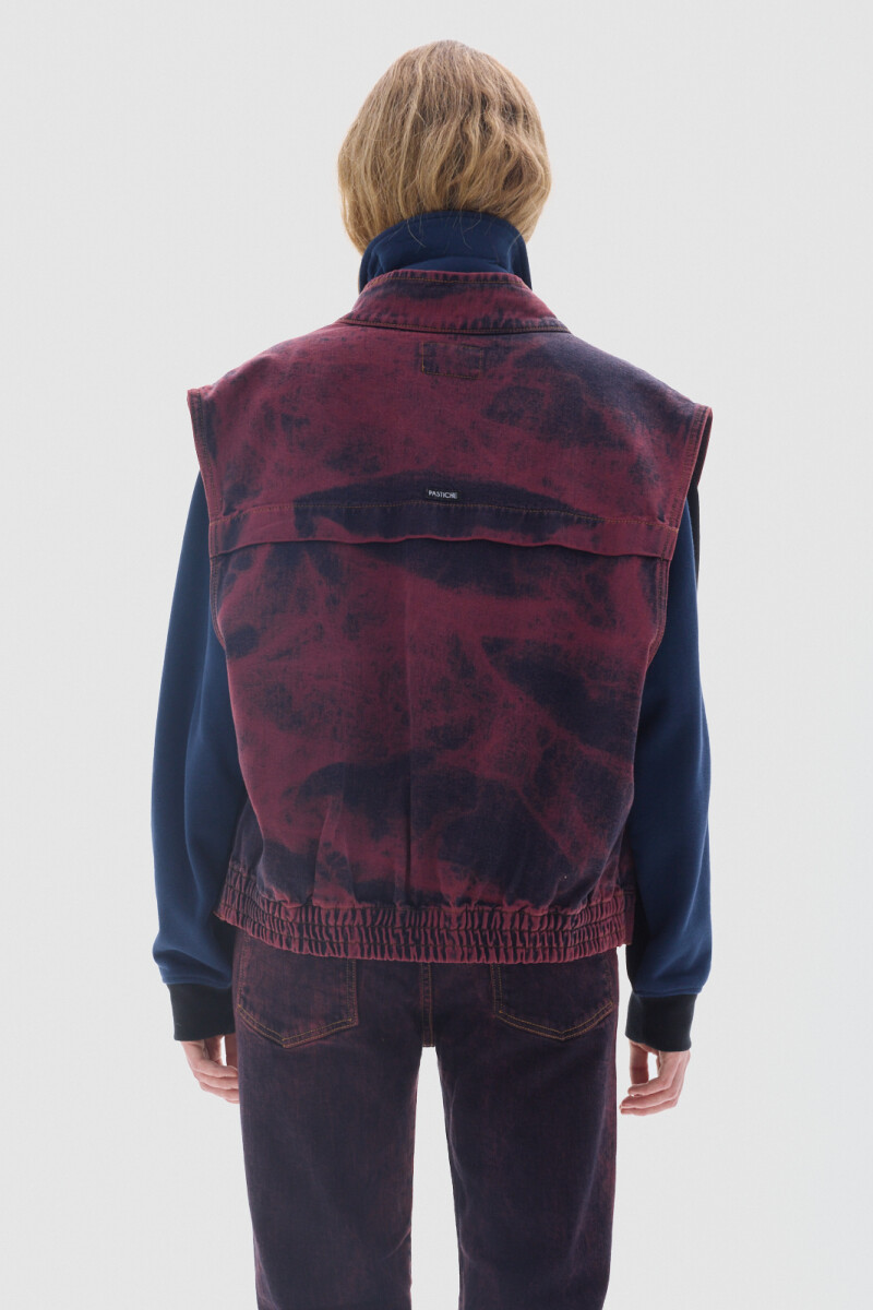 Chaleco Explorer Washed Bordeaux