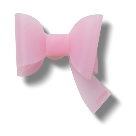 Jibbitz Pink Asymmetrical Bow Multicolor