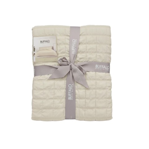 JGO CUBRE CAMA BEIGE KING 3PZAS Unica