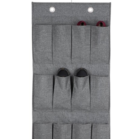 ORGANIZADOR COLGANTE POLIESTER GRIS POCKET