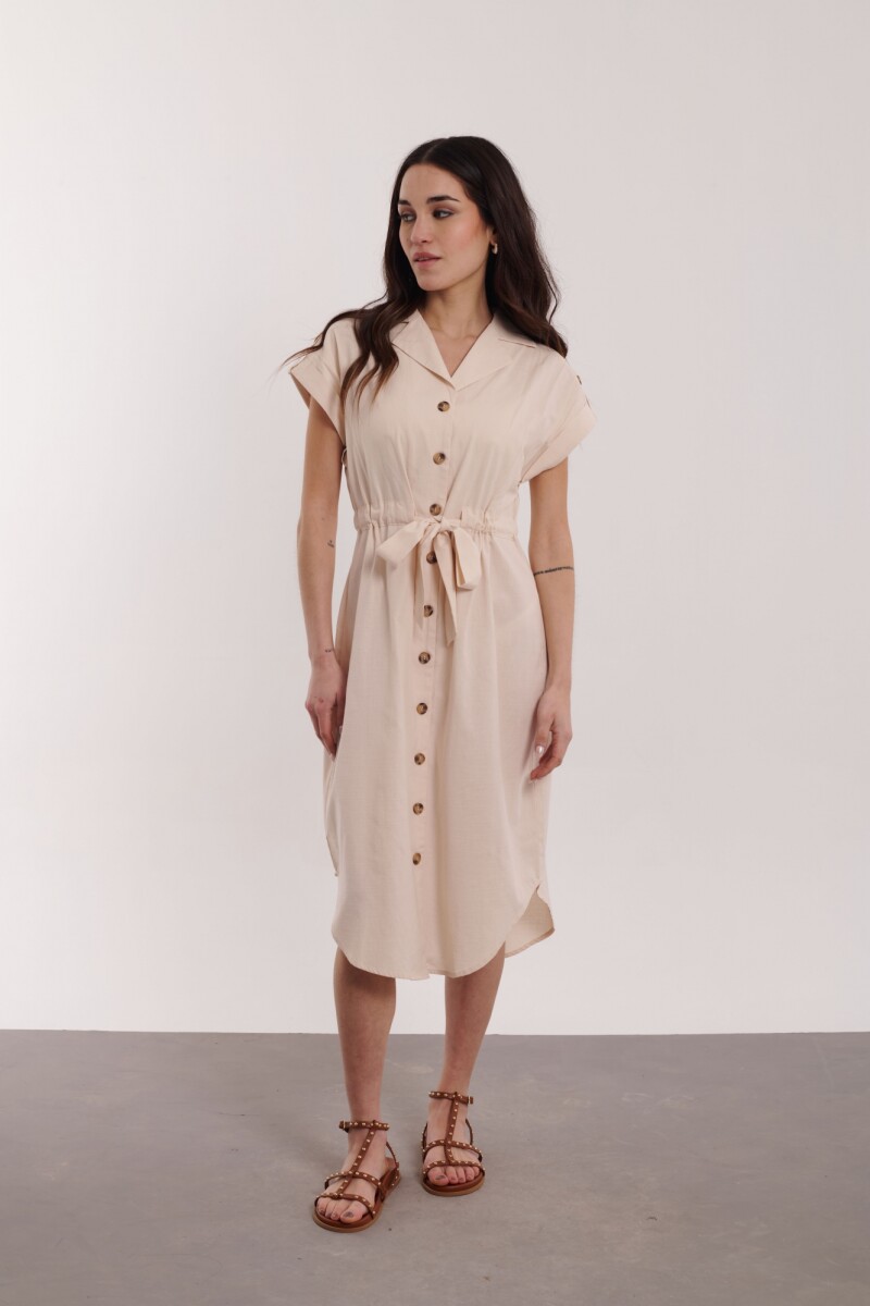 VESTIDO TINA CRUDO