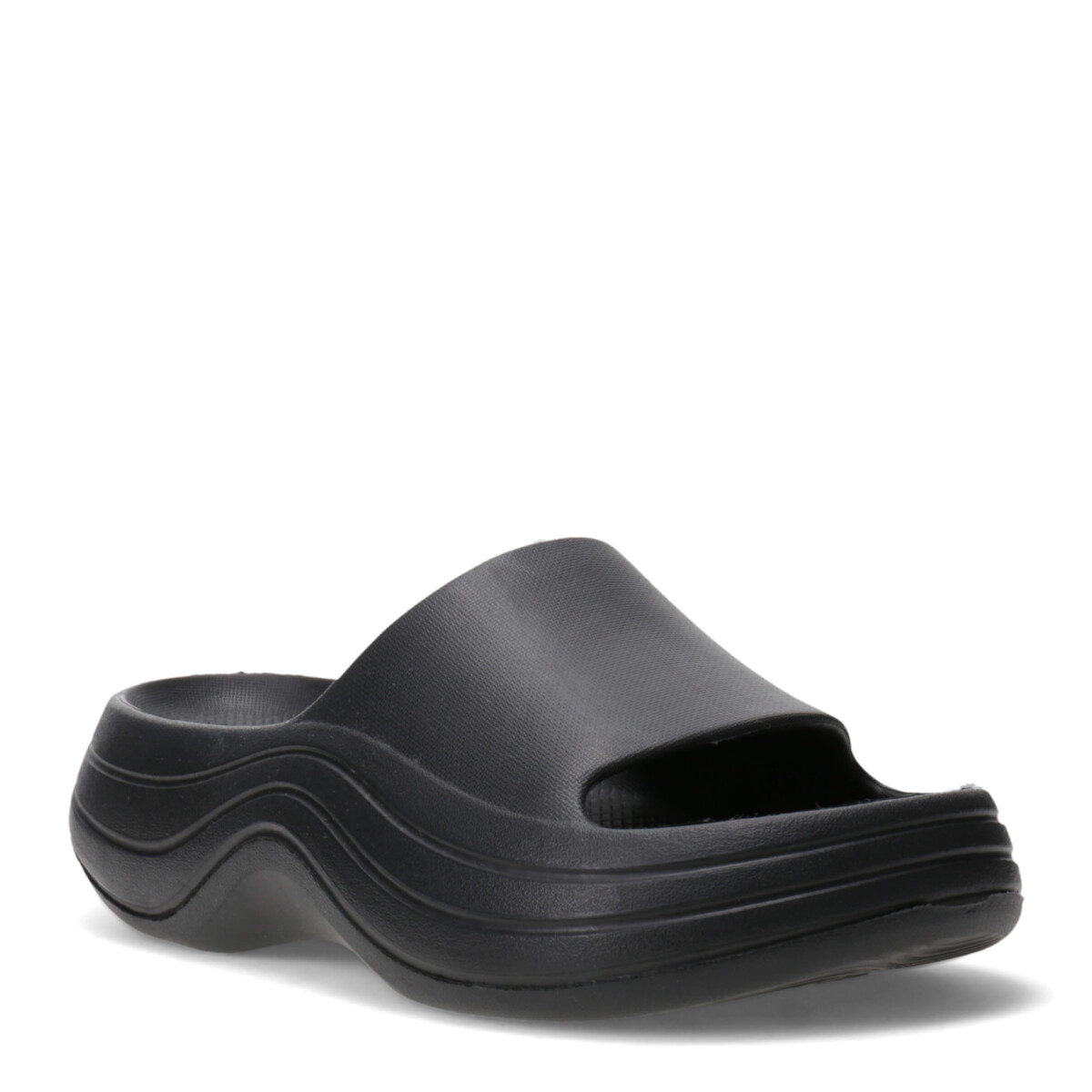 Chanclas de Mujer Miss Carol KHIVA de goma playera - Negro 